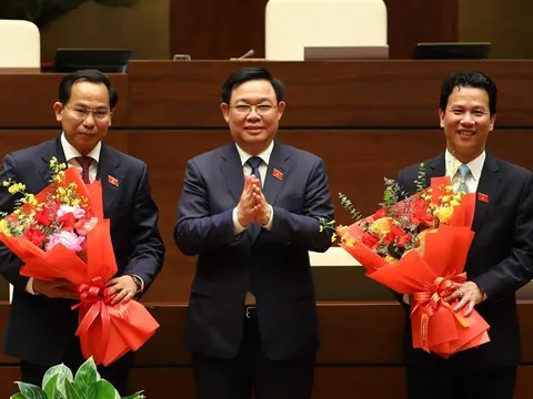Quốc hội thông qua Nghị quyết phê chuẩn bầu Chủ nhiệm Ủy ban Tài chính, Ngân sách của Quốc hội và Bộ trưởng Bộ Tài Nguyên và Môi trường