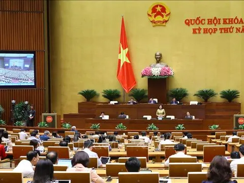 Ngày 19/6, Quốc hội tiếp tục làm việc tại hội trường