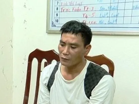 Bắt đối tượng bị truy nã do đập vỏ chai bia vào bạn nhậu