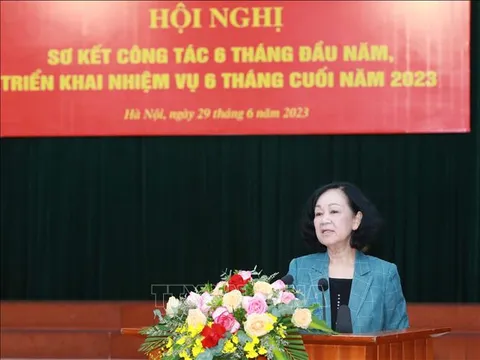 Ban Tổ chức Trung ương triển khai nhiệm vụ 6 tháng cuối năm 2023