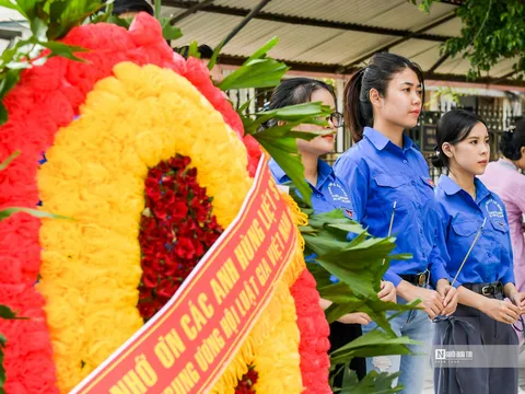 Tuổi trẻ Hội Luật gia Việt Nam tri ân các anh hùng, liệt sỹ