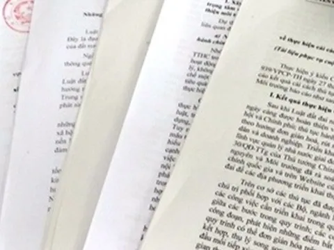 Lập Tổ công tác của Thủ tướng Chính phủ về rà soát hệ thống văn bản quy phạm pháp luật