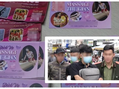 Phát tờ rơi quảng cáo dịch vụ khiêu dâm có chứa mã độc, 2 đối tượng bị bắt giữ