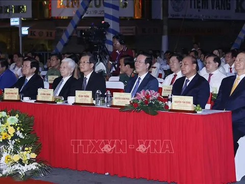 Chủ tịch nước dự Lễ kỷ niệm 135 năm Ngày sinh Chủ tịch Tôn Đức Thắng