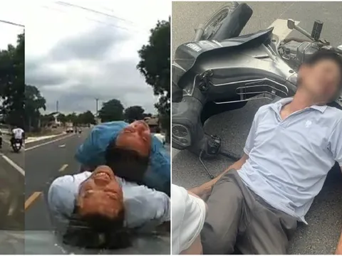 Tạm giữ đối tượng lái ô tô tông bạn nhậu chấn thương sọ não