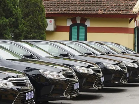 Từ ngày 10/11, thực hiện quy định mới về tiêu chuẩn, định mức sử dụng xe ô tô