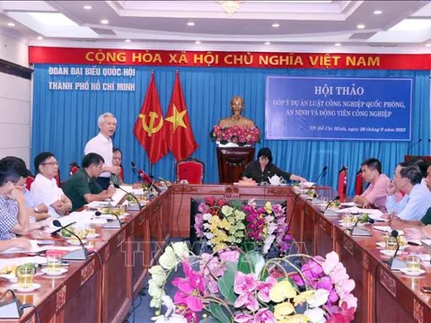 Góp ý cho Dự án Luật Công nghiệp quốc phòng, an ninh và động viên công nghiệp