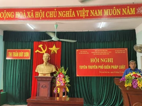 Trung tâm tư vấn pháp luật cộng đồng và trợ giúp pháp lý phối hợp tuyên truyền phổ biến pháp luật ở Thanh Hóa