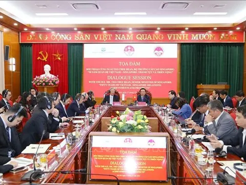 Tọa đàm đối thoại về thành tựu 50 năm quan hệ Việt Nam - Singapore