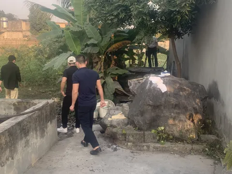 Phát hiện bộ xương người trong bể phốt nhà vệ sinh ở Hải Phòng