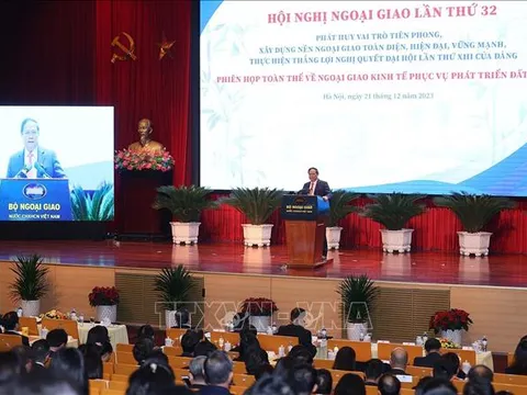 Thủ tướng Phạm Minh Chính nêu 6 nhiệm vụ trong công tác ngoại giao kinh tế thời gian tới