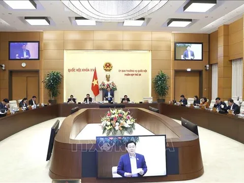 Ngày 8/1, khai mạc Phiên họp thứ 29 của Ủy ban Thường vụ Quốc hội