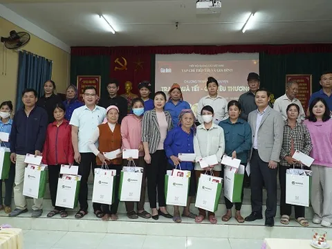 Tạp chí Tiếp thị & Gia đình tổ chức chương trình thiện nguyện 'Trao quà Tết - Gửi yêu thương' xuân 2024