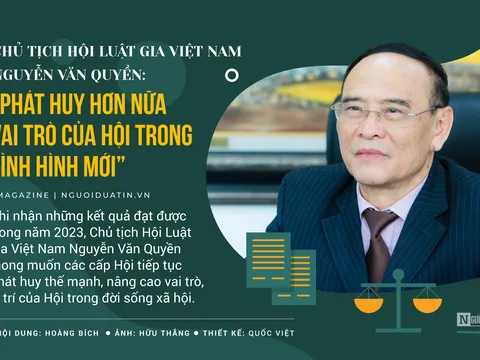 Chủ tịch Hội Luật gia Việt Nam Nguyễn Văn Quyền: 'Phát huy hơn nữa vai trò của Hội trong tình hình mới'