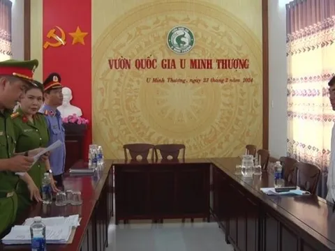 Bắt tạm giam nguyên Giám đốc Vườn Quốc gia U Minh Thượng