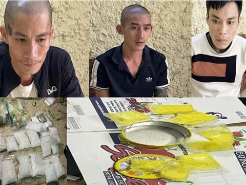Thanh Hóa: Bắt 3 đối tượng, thu giữ hơn 6,5kg ma túy đá