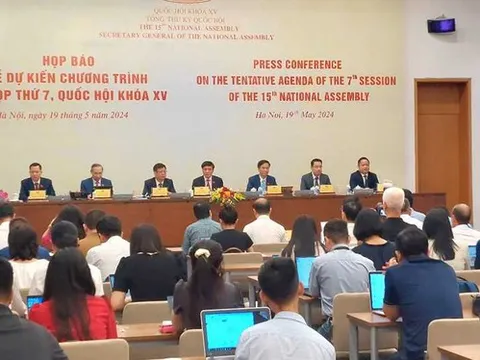 Kỳ họp thứ 7 của Quốc hội chính thức khai mạc vào sáng mai (20/5)