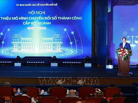 Thủ tướng Phạm Minh Chính: Xây dựng Tòa án điện tử với tinh thần '5 đẩy mạnh'
