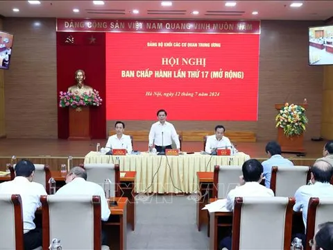 Khối các cơ quan Trung ương thực hiện toàn diện, đồng bộ công tác xây dựng Đảng