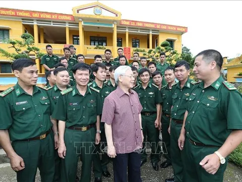 Tuổi trẻ Quân đội khắc ghi lời căn dặn của Tổng Bí thư Nguyễn Phú Trọng