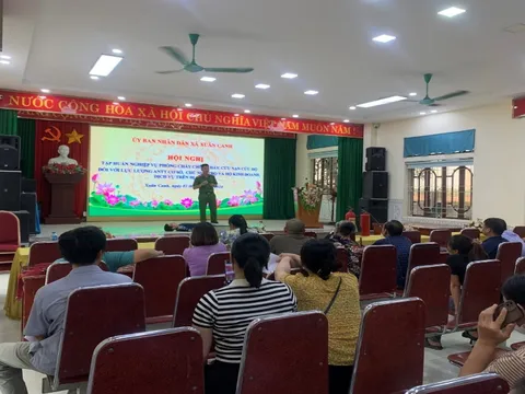 Tập huấn nghiệp vụ PCCC&CNCH cho lực lượng ANTT cơ sở, các cơ sở kinh doanh