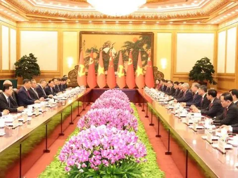 Hội đàm cấp cao giữa Tổng Bí thư, Chủ tịch nước Việt Nam và Trung Quốc
