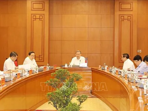 Tổng Bí thư, Chủ tịch nước Tô Lâm chủ trì họp Tiểu ban Nhân sự Đại hội XIV của Đảng