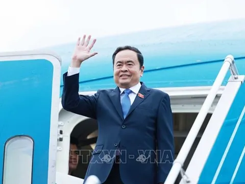 Chủ tịch Quốc hội Trần Thanh Mẫn lên đường thăm chính thức Liên bang Nga