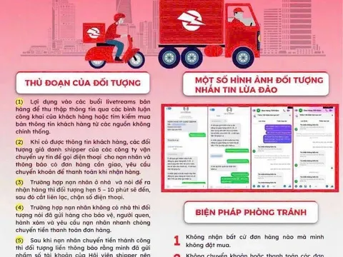 Người phụ nữ mất gần 100 triệu đồng sau khi kích vào đường link lạ do shipper gửi