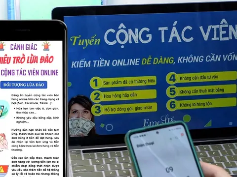 Người phụ nữ bị lừa gần 600 triệu đồng khi làm nhiệm vụ nhận hoa hồng