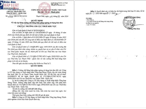 Quốc Oai - Hà Nội: Doanh nghiệp nợ thuế vẫn trúng liên tiếp 3 gói thầu hàng trăm tỷ đồng