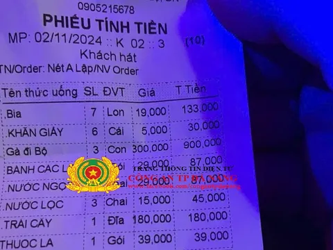 Phát hiện món lạ 'gà đi bộ' trong quán karaoke ở Đà Nẵng