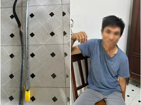 Bắt đối tượng chém hàng xóm vì cây chuối mọc lấn vườn