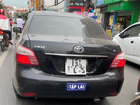 Xe tập lái chạy sai luật có bị xử phạt không?