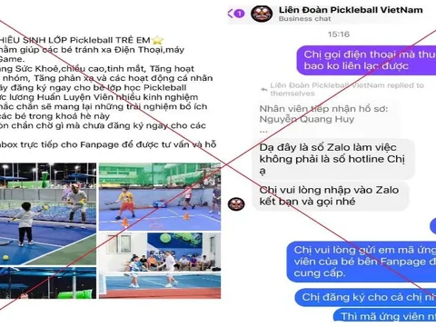 Người phụ nữ bị lừa gần 400 triệu đồng khi đăng ký học Pickleball