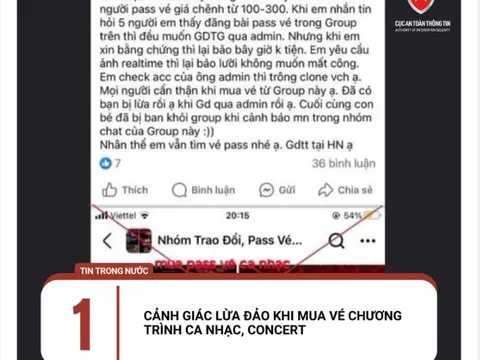Cảnh báo lừa đảo dịch vụ cấp đổi hộ chiếu, mua vé ca nhạc trên mạng