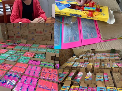 Thu giữ thêm hơn 2 tấn pháo nổ chuẩn bị bán trong dịp Tết