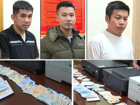 Bắt tạm giam 3 đối tượng làm giả con dấu, tài liệu của cơ quan, tổ chức