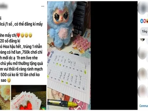 Cảnh báo hình thức cờ bạc trá hình bằng việc quay số nhận 'túi mù' trên không gian mạng