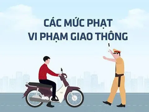 Những lỗi vi phạm giao thông thường gặp và mức phạt mới áp dụng từ 1/1/2025