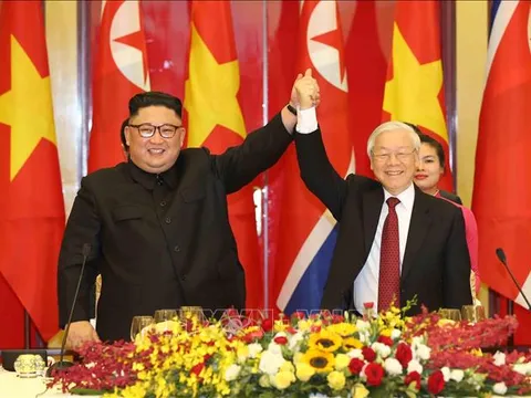 Điện mừng nhân kỷ niệm 75 năm quan hệ ngoại giao Việt Nam - Triều Tiên