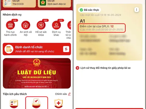 Cảnh báo thủ đoạn giả danh Công an hướng dẫn tích hợp điểm giấy phép lái xe