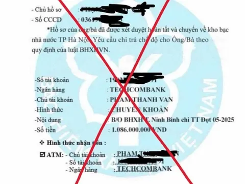 Cảnh báo xuất hiện công văn giả mạo chi trả chế độ BHXH