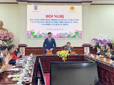 Từ 1/3, Bộ Công an chính thức thực hiện nhiệm vụ quản lý Nhà nước về lý lịch tư pháp