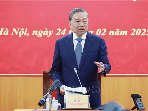 Kết luận của Tổng Bí thư Tô Lâm tại buổi làm việc với Ban Chính sách, chiến lược Trung ương