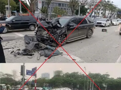 Thông tin vụ tai nạn giao thông khiến 5 người tử vong ở Hà Nội là sai sự thật