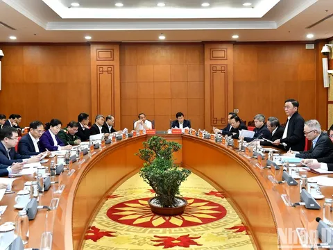 Hội nghị triển khai Chương trình làm việc của Bộ Chính trị, Ban Bí thư năm 2025