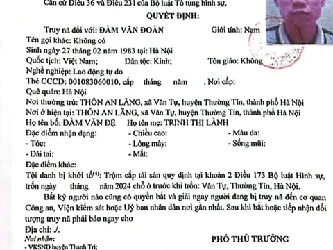 Bắt đối tượng truy nã về tội Trộm cắp tài sản
