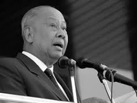 Điện chia buồn nguyên Chủ tịch Đảng, nguyên Chủ tịch nước Lào Khamtay Siphandone từ trần