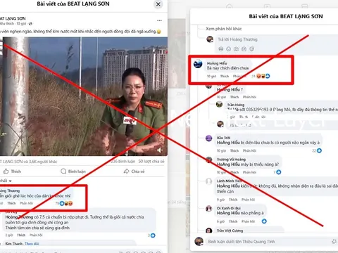 Xử lý 2 trường hợp bình luận tiêu cực về sự hy sinh của cán bộ Công an